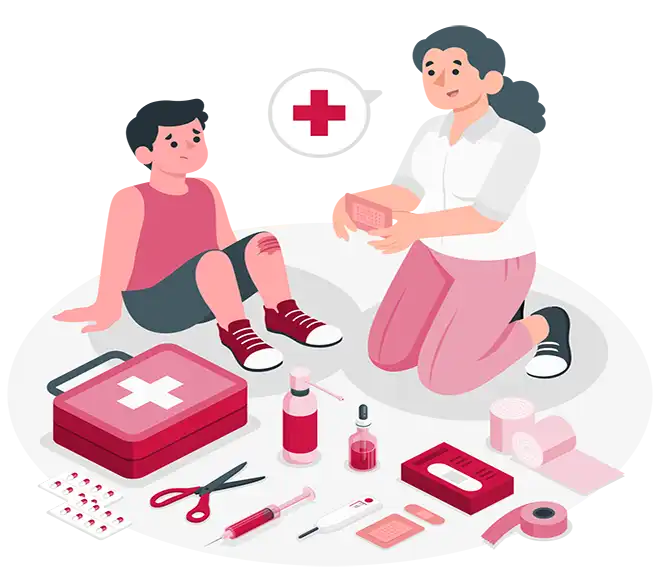 First aid trainer in Belmont